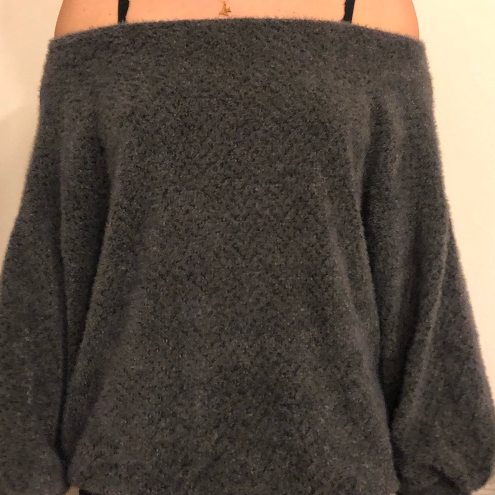 Off the shoulder sweater
